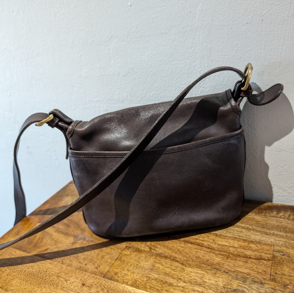 Vintage COACH 1450 Soho Fletcher‎ Saddle Shoulder Bag brown - Picture 11 of 12